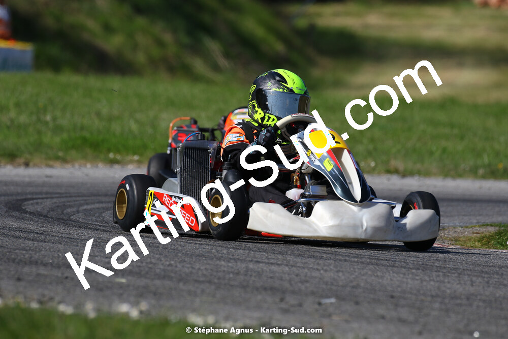 16 & 17/04/2022 : 3ème manche du Championnat du Sud 2022 au circuit d’Aigues-Vives (photos Stéphane Agnus) 2022 — karting