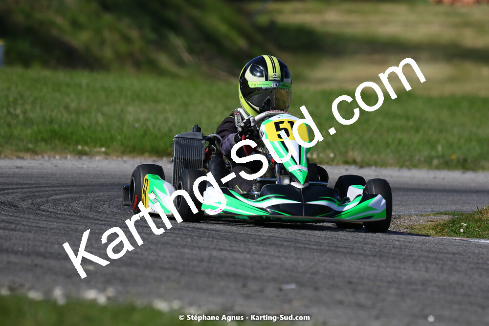 16 & 17/04/2022 : 3ème manche du Championnat du Sud 2022 au circuit d’Aigues-Vives (photos Stéphane Agnus) 2022 — karting
