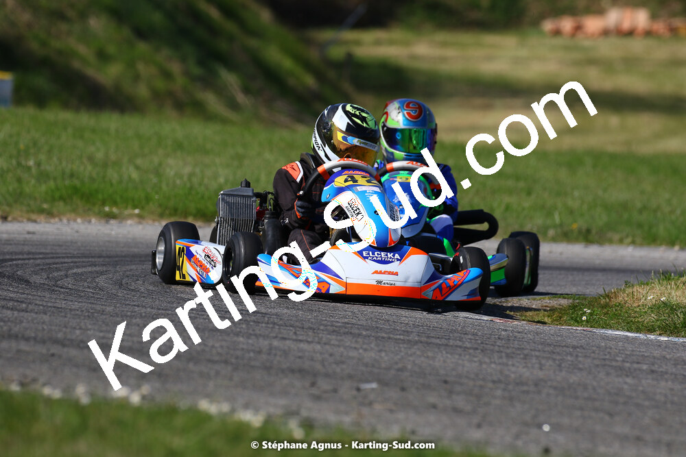 16 & 17/04/2022 : 3ème manche du Championnat du Sud 2022 au circuit d’Aigues-Vives (photos Stéphane Agnus) 2022 — karting