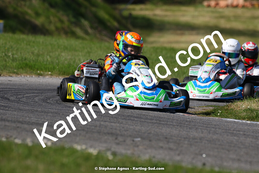 16 & 17/04/2022 : 3ème manche du Championnat du Sud 2022 au circuit d’Aigues-Vives (photos Stéphane Agnus) 2022 — karting