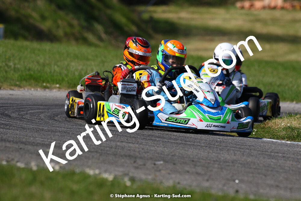 16 & 17/04/2022 : 3ème manche du Championnat du Sud 2022 au circuit d’Aigues-Vives (photos Stéphane Agnus) 2022 — karting