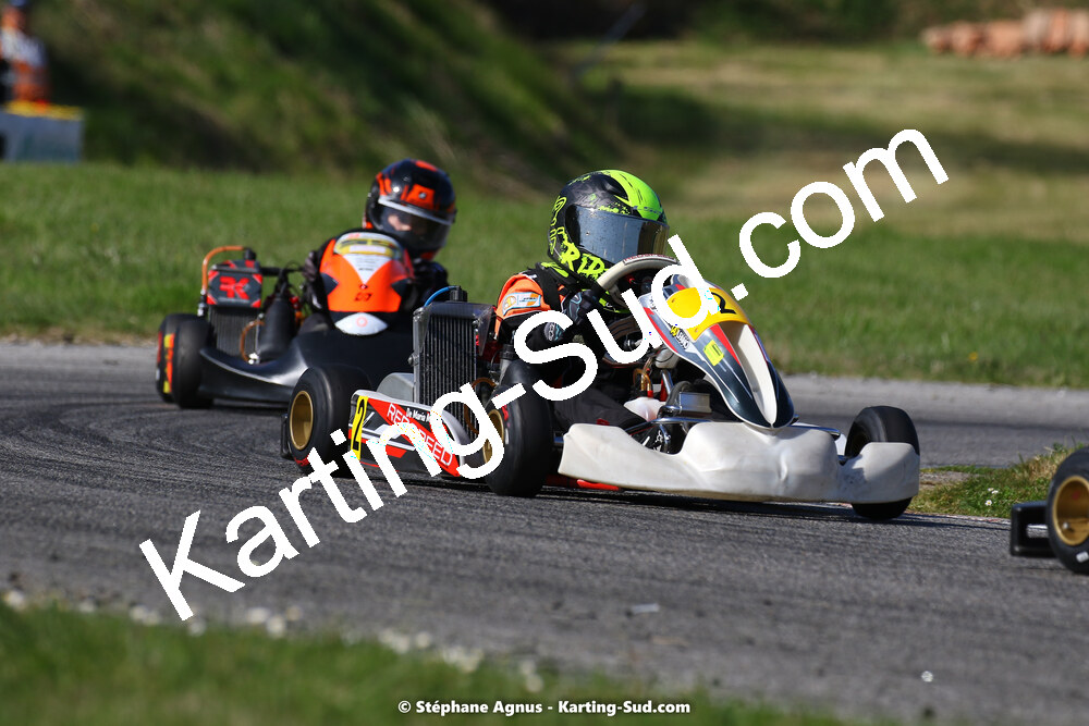 16 & 17/04/2022 : 3ème manche du Championnat du Sud 2022 au circuit d’Aigues-Vives (photos Stéphane Agnus) 2022 — karting