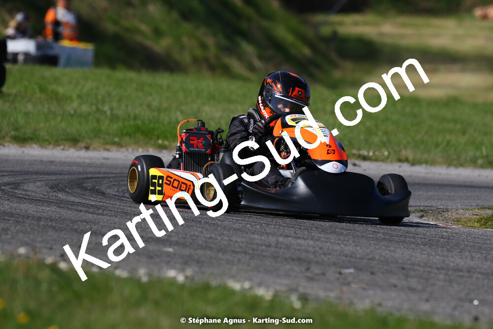 16 & 17/04/2022 : 3ème manche du Championnat du Sud 2022 au circuit d’Aigues-Vives (photos Stéphane Agnus) 2022 — karting