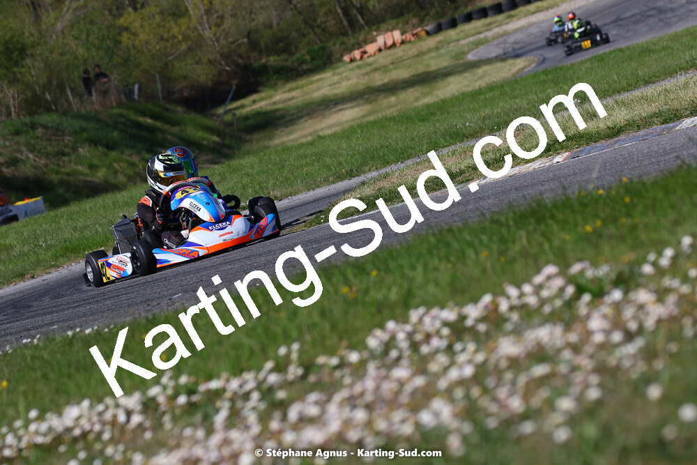 16 & 17/04/2022 : 3ème manche du Championnat du Sud 2022 au circuit d’Aigues-Vives (photos Stéphane Agnus) 2022 — karting