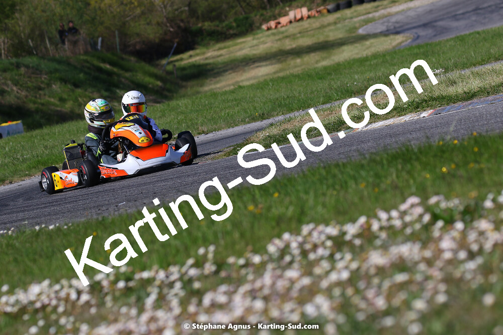 16 & 17/04/2022 : 3ème manche du Championnat du Sud 2022 au circuit d’Aigues-Vives (photos Stéphane Agnus) 2022 — karting