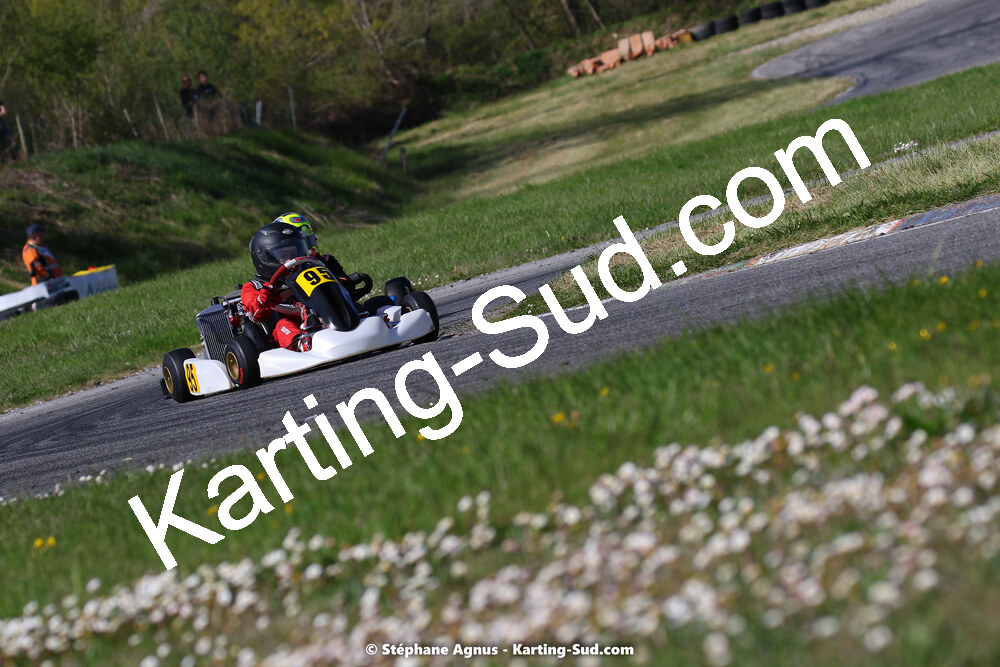 16 & 17/04/2022 : 3ème manche du Championnat du Sud 2022 au circuit d’Aigues-Vives (photos Stéphane Agnus) 2022 — karting