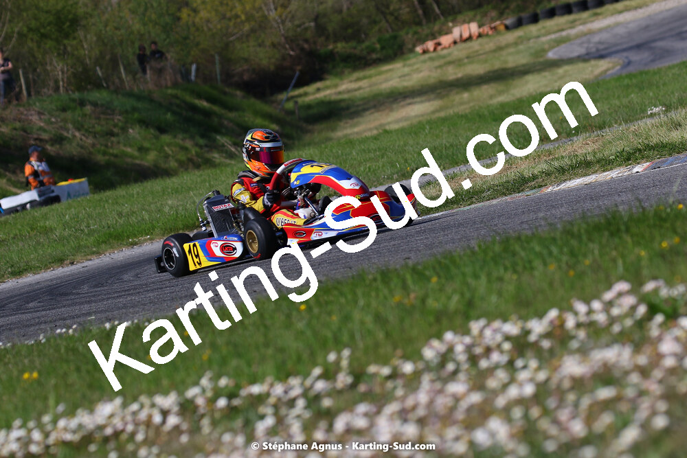 16 & 17/04/2022 : 3ème manche du Championnat du Sud 2022 au circuit d’Aigues-Vives (photos Stéphane Agnus) 2022 — karting
