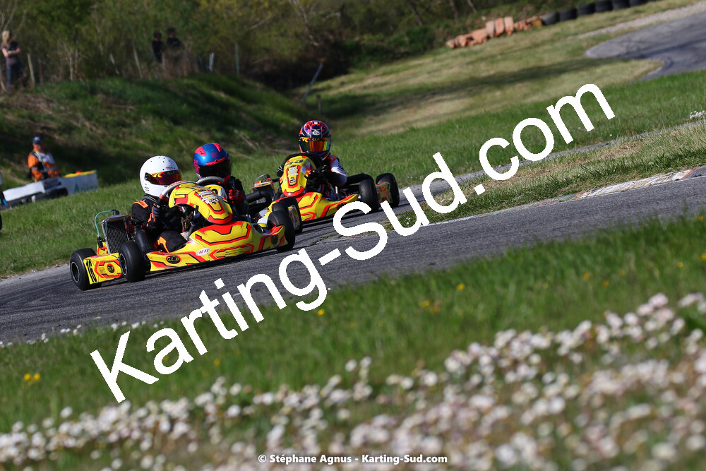 16 & 17/04/2022 : 3ème manche du Championnat du Sud 2022 au circuit d’Aigues-Vives (photos Stéphane Agnus) 2022 — karting