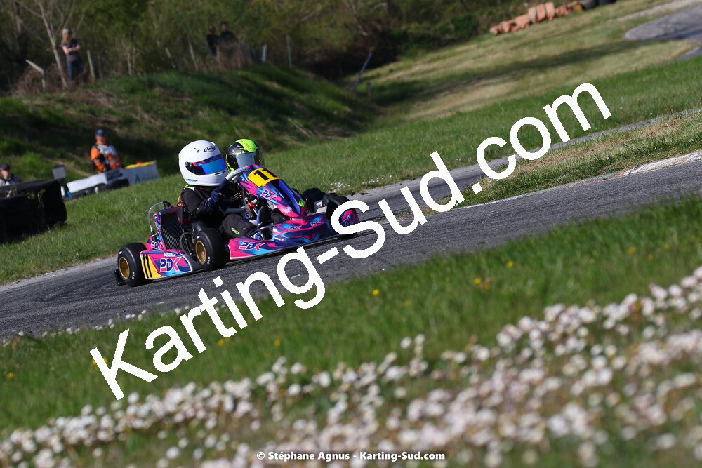 16 & 17/04/2022 : 3ème manche du Championnat du Sud 2022 au circuit d’Aigues-Vives (photos Stéphane Agnus) 2022 — karting