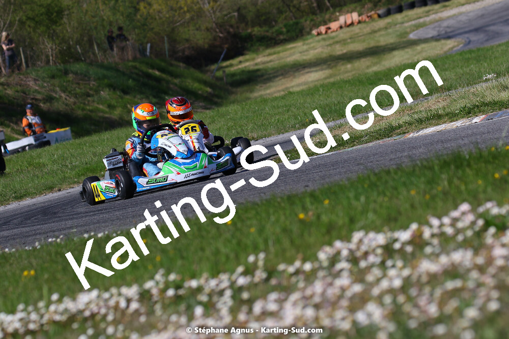 16 & 17/04/2022 : 3ème manche du Championnat du Sud 2022 au circuit d’Aigues-Vives (photos Stéphane Agnus) 2022 — karting