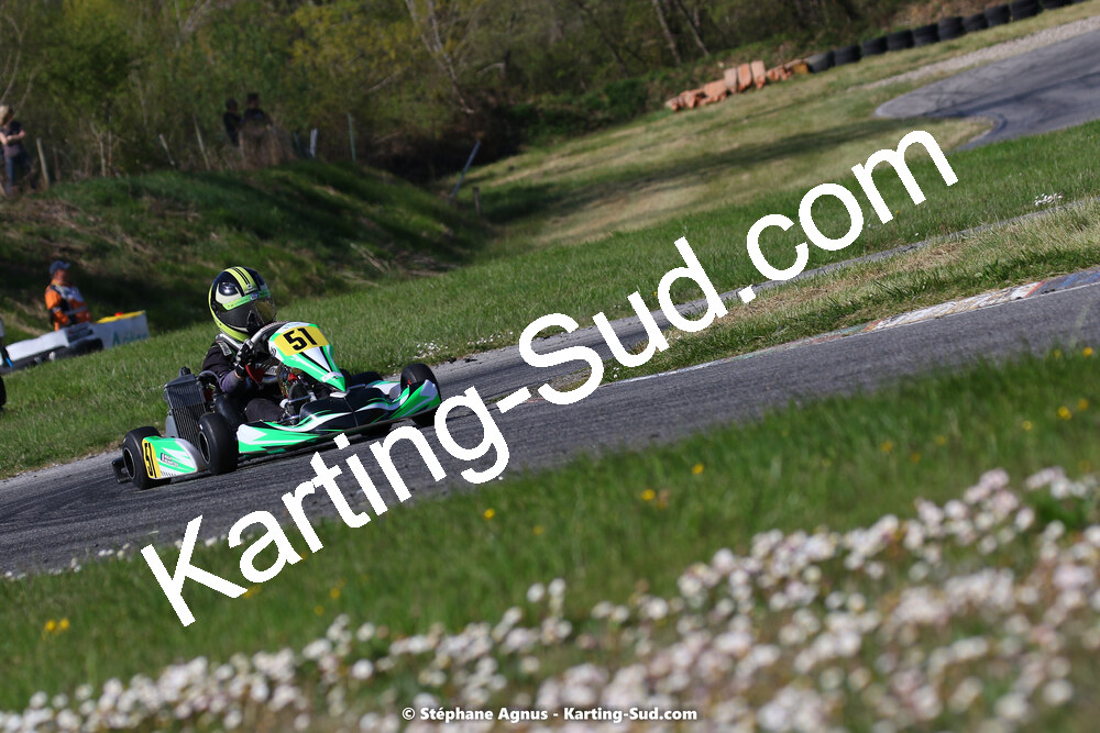 16 & 17/04/2022 : 3ème manche du Championnat du Sud 2022 au circuit d’Aigues-Vives (photos Stéphane Agnus) 2022 — karting