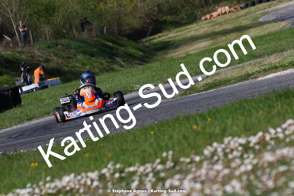16 & 17/04/2022 : 3ème manche du Championnat du Sud 2022 au circuit d’Aigues-Vives (photos Stéphane Agnus) 2022 — karting