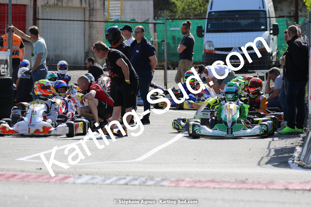 16 & 17/04/2022 : 3ème manche du Championnat du Sud 2022 au circuit d’Aigues-Vives (photos Stéphane Agnus) 2022 — karting