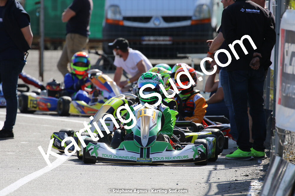 16 & 17/04/2022 : 3ème manche du Championnat du Sud 2022 au circuit d’Aigues-Vives (photos Stéphane Agnus) 2022 — karting