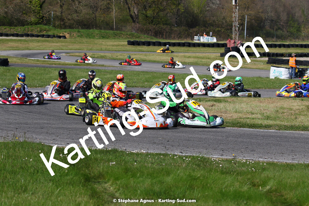 16 & 17/04/2022 : 3ème manche du Championnat du Sud 2022 au circuit d’Aigues-Vives (photos Stéphane Agnus) 2022 — karting