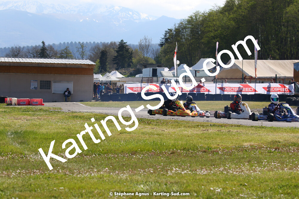 16 & 17/04/2022 : 3ème manche du Championnat du Sud 2022 au circuit d’Aigues-Vives (photos Stéphane Agnus) 2022 — karting