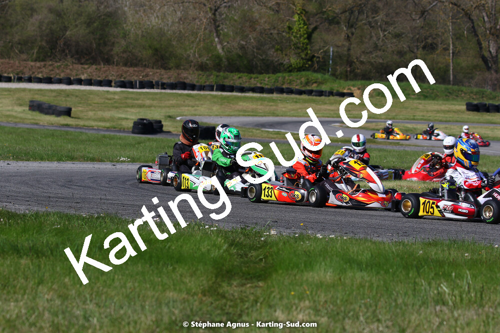 16 & 17/04/2022 : 3ème manche du Championnat du Sud 2022 au circuit d’Aigues-Vives (photos Stéphane Agnus) 2022 — karting