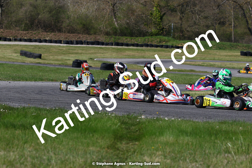 16 & 17/04/2022 : 3ème manche du Championnat du Sud 2022 au circuit d’Aigues-Vives (photos Stéphane Agnus) 2022 — karting