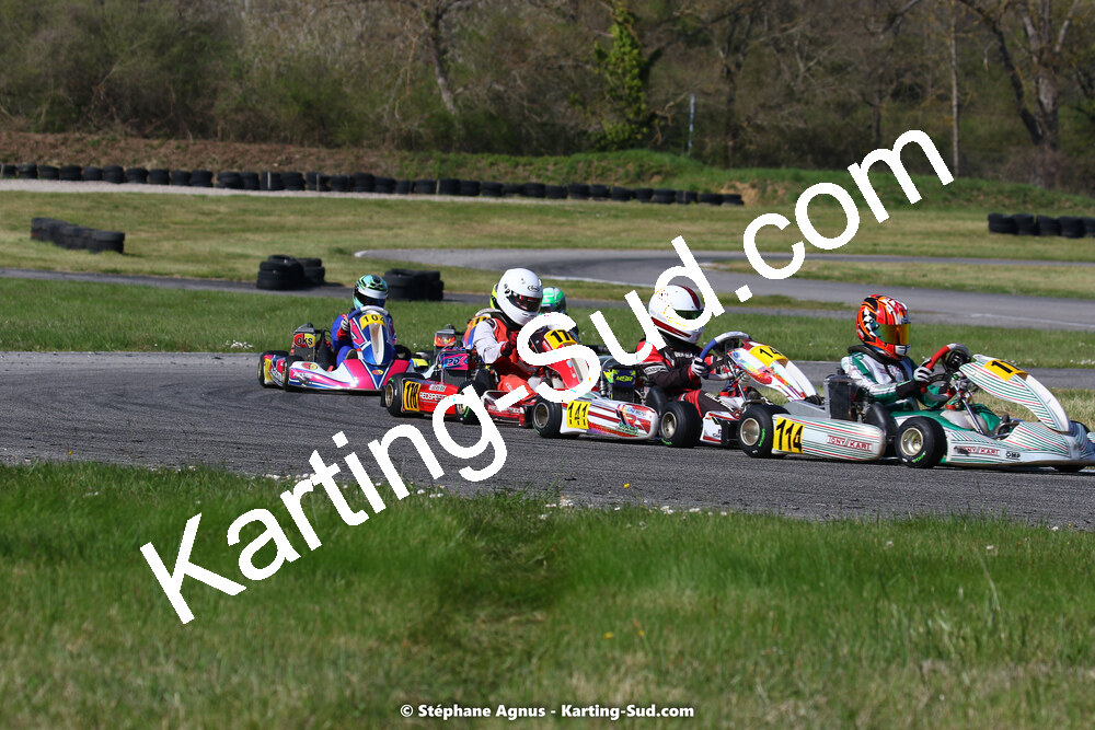 16 & 17/04/2022 : 3ème manche du Championnat du Sud 2022 au circuit d’Aigues-Vives (photos Stéphane Agnus) 2022 — karting