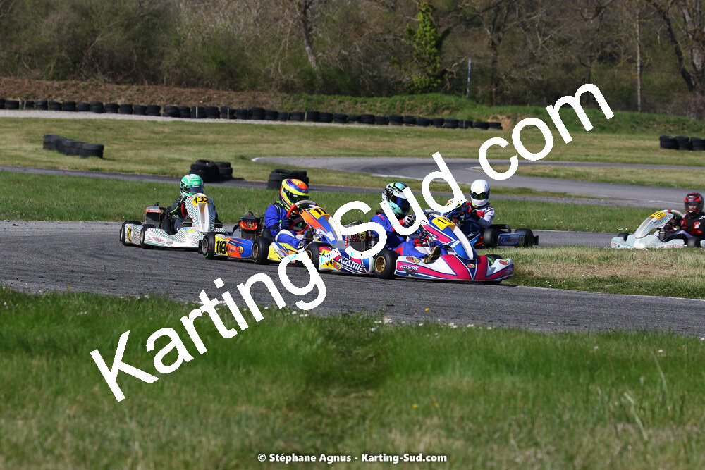 16 & 17/04/2022 : 3ème manche du Championnat du Sud 2022 au circuit d’Aigues-Vives (photos Stéphane Agnus) 2022 — karting