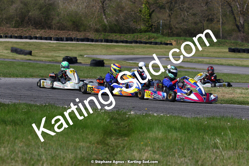 16 & 17/04/2022 : 3ème manche du Championnat du Sud 2022 au circuit d’Aigues-Vives (photos Stéphane Agnus) 2022 — karting
