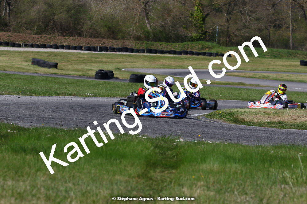 16 & 17/04/2022 : 3ème manche du Championnat du Sud 2022 au circuit d’Aigues-Vives (photos Stéphane Agnus) 2022 — karting