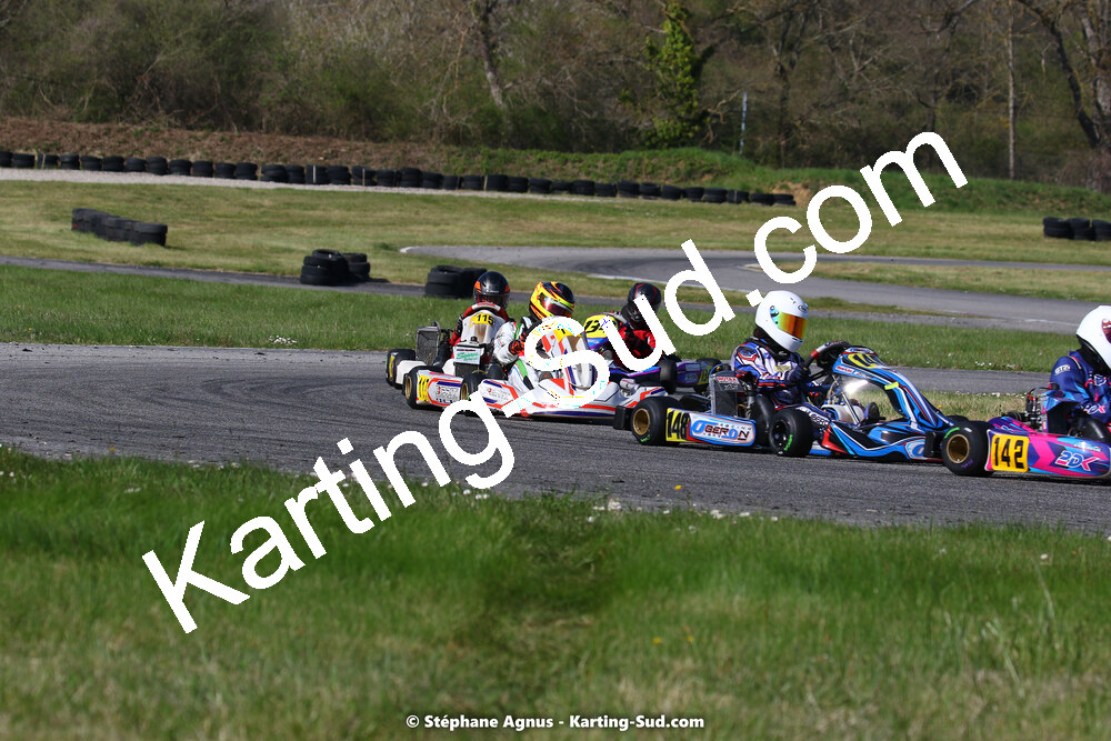 16 & 17/04/2022 : 3ème manche du Championnat du Sud 2022 au circuit d’Aigues-Vives (photos Stéphane Agnus) 2022 — karting