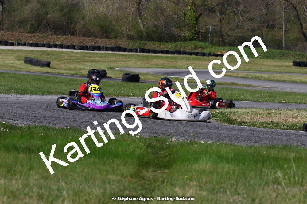 16 & 17/04/2022 : 3ème manche du Championnat du Sud 2022 au circuit d’Aigues-Vives (photos Stéphane Agnus) 2022 — karting