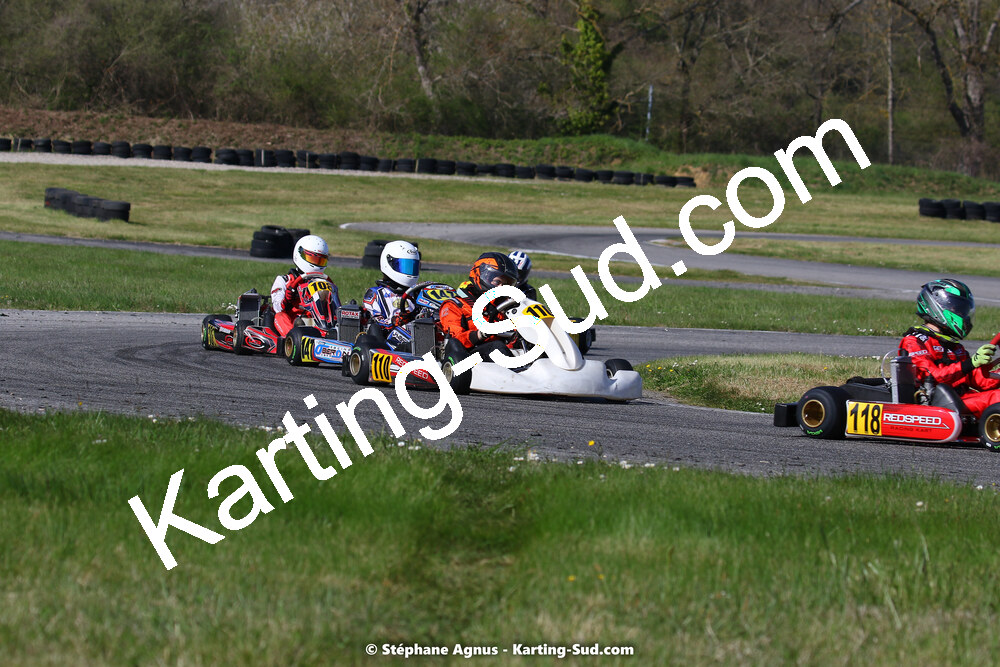 16 & 17/04/2022 : 3ème manche du Championnat du Sud 2022 au circuit d’Aigues-Vives (photos Stéphane Agnus) 2022 — karting