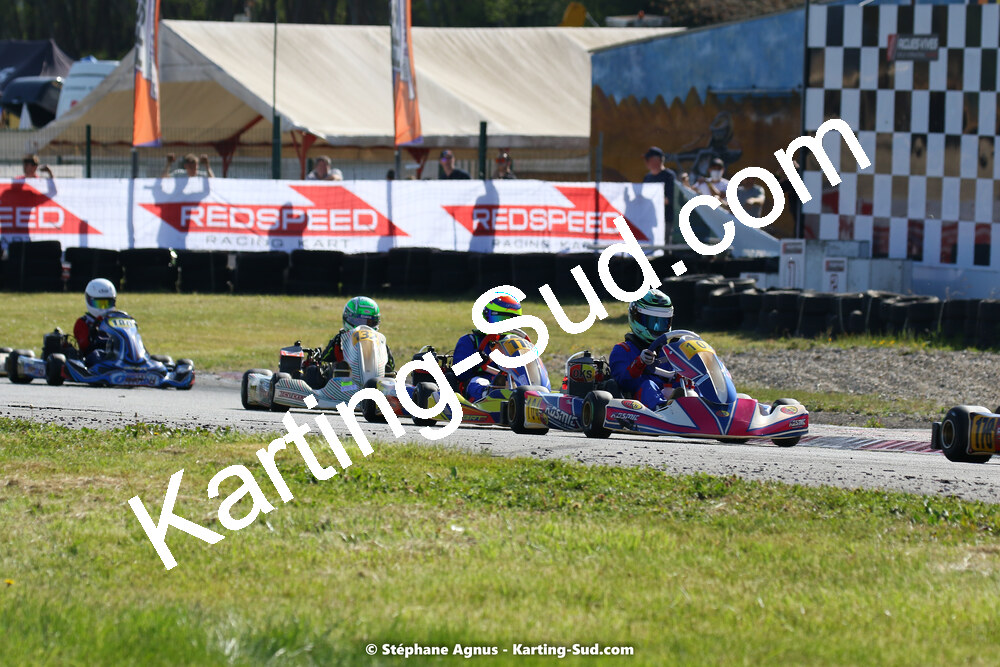 16 & 17/04/2022 : 3ème manche du Championnat du Sud 2022 au circuit d’Aigues-Vives (photos Stéphane Agnus) 2022 — karting