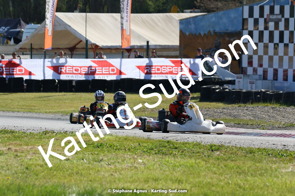 16 & 17/04/2022 : 3ème manche du Championnat du Sud 2022 au circuit d’Aigues-Vives (photos Stéphane Agnus) 2022 — karting