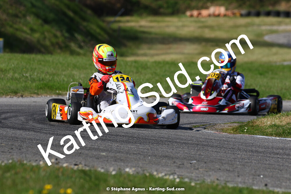 16 & 17/04/2022 : 3ème manche du Championnat du Sud 2022 au circuit d’Aigues-Vives (photos Stéphane Agnus) 2022 — karting