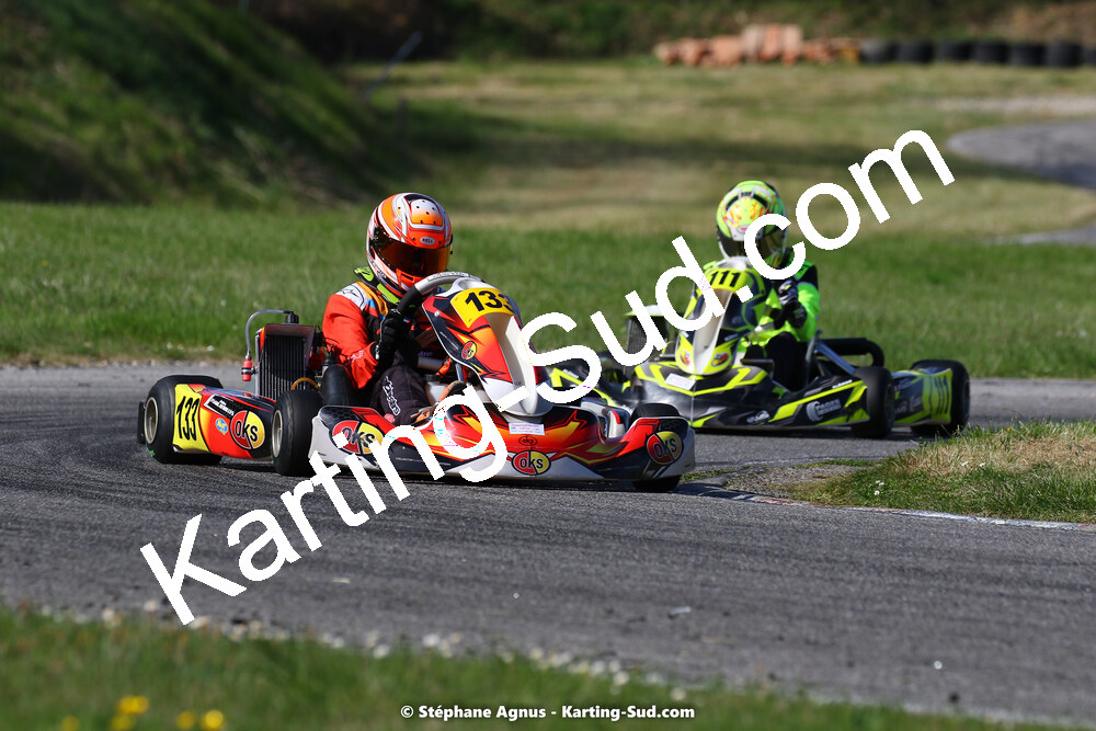 16 & 17/04/2022 : 3ème manche du Championnat du Sud 2022 au circuit d’Aigues-Vives (photos Stéphane Agnus) 2022 — karting