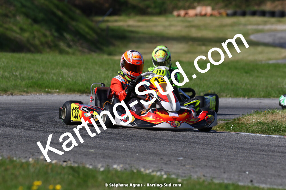 16 & 17/04/2022 : 3ème manche du Championnat du Sud 2022 au circuit d’Aigues-Vives (photos Stéphane Agnus) 2022 — karting