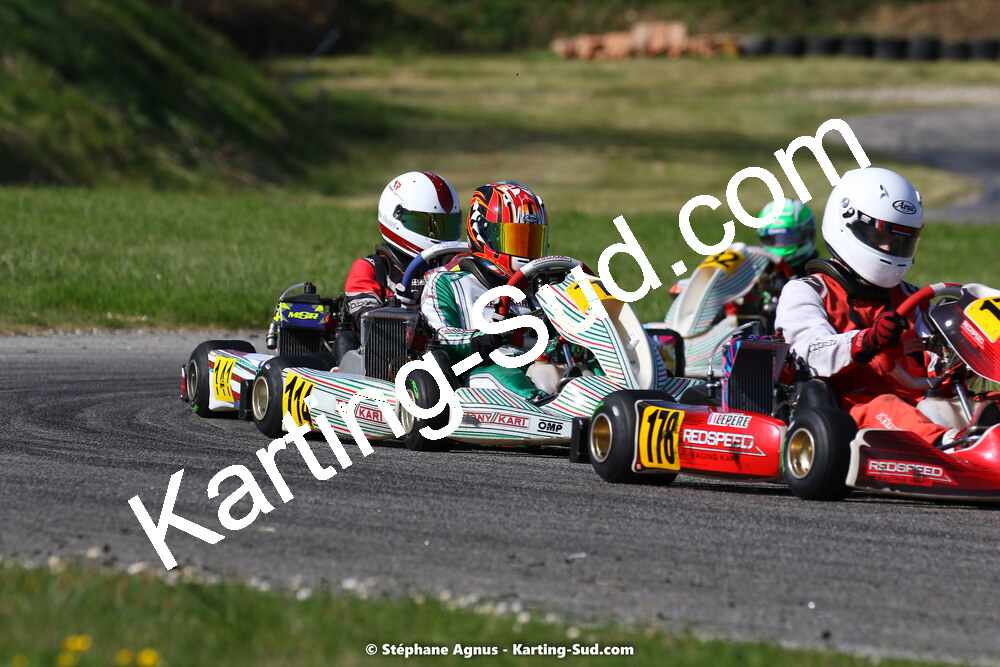 16 & 17/04/2022 : 3ème manche du Championnat du Sud 2022 au circuit d’Aigues-Vives (photos Stéphane Agnus) 2022 — karting