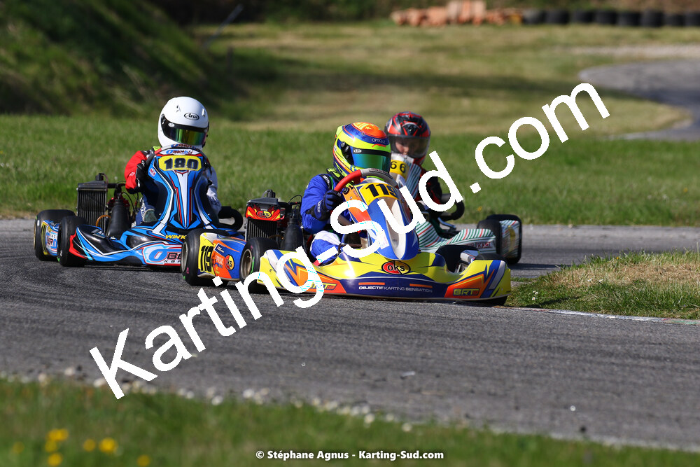 16 & 17/04/2022 : 3ème manche du Championnat du Sud 2022 au circuit d’Aigues-Vives (photos Stéphane Agnus) 2022 — karting