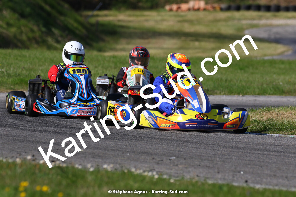 16 & 17/04/2022 : 3ème manche du Championnat du Sud 2022 au circuit d’Aigues-Vives (photos Stéphane Agnus) 2022 — karting