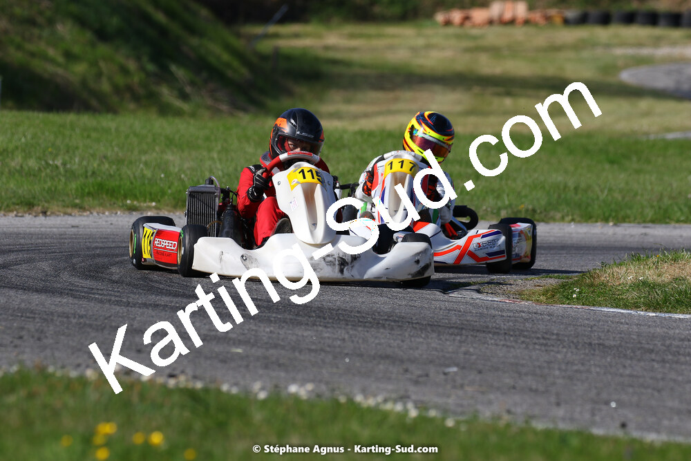 16 & 17/04/2022 : 3ème manche du Championnat du Sud 2022 au circuit d’Aigues-Vives (photos Stéphane Agnus) 2022 — karting