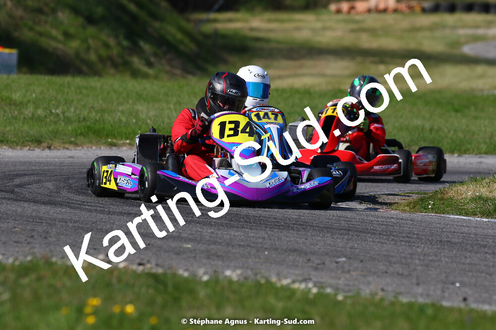 16 & 17/04/2022 : 3ème manche du Championnat du Sud 2022 au circuit d’Aigues-Vives (photos Stéphane Agnus) 2022 — karting