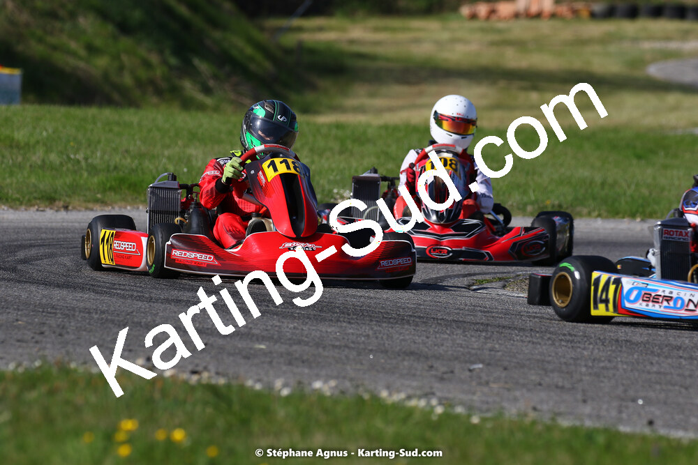 16 & 17/04/2022 : 3ème manche du Championnat du Sud 2022 au circuit d’Aigues-Vives (photos Stéphane Agnus) 2022 — karting