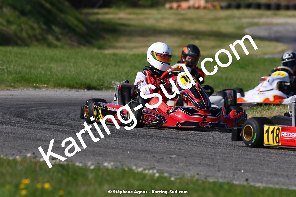 16 & 17/04/2022 : 3ème manche du Championnat du Sud 2022 au circuit d’Aigues-Vives (photos Stéphane Agnus) 2022 — karting