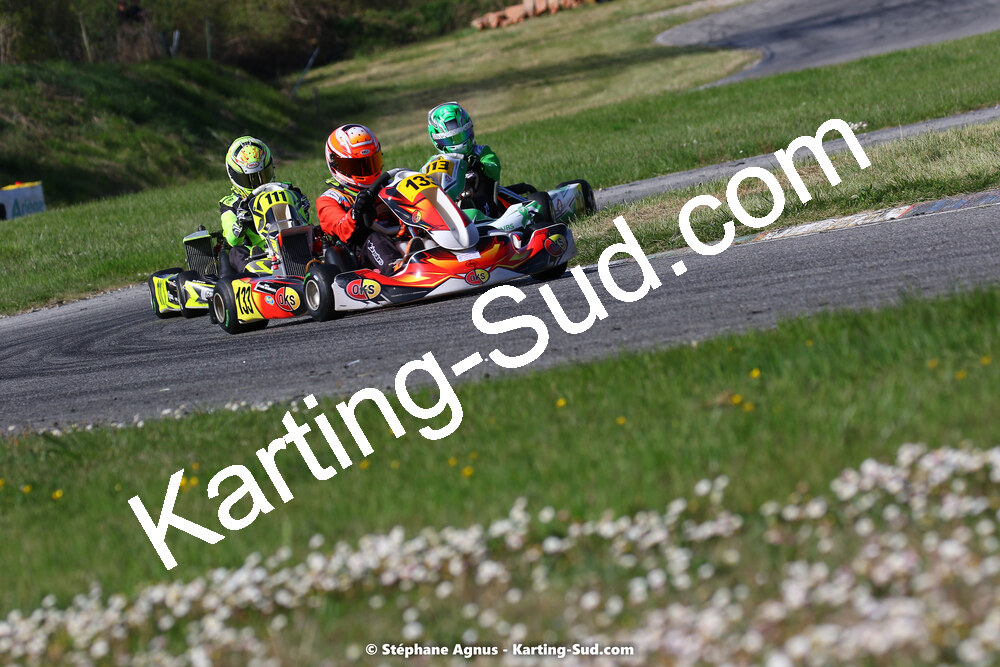 16 & 17/04/2022 : 3ème manche du Championnat du Sud 2022 au circuit d’Aigues-Vives (photos Stéphane Agnus) 2022 — karting