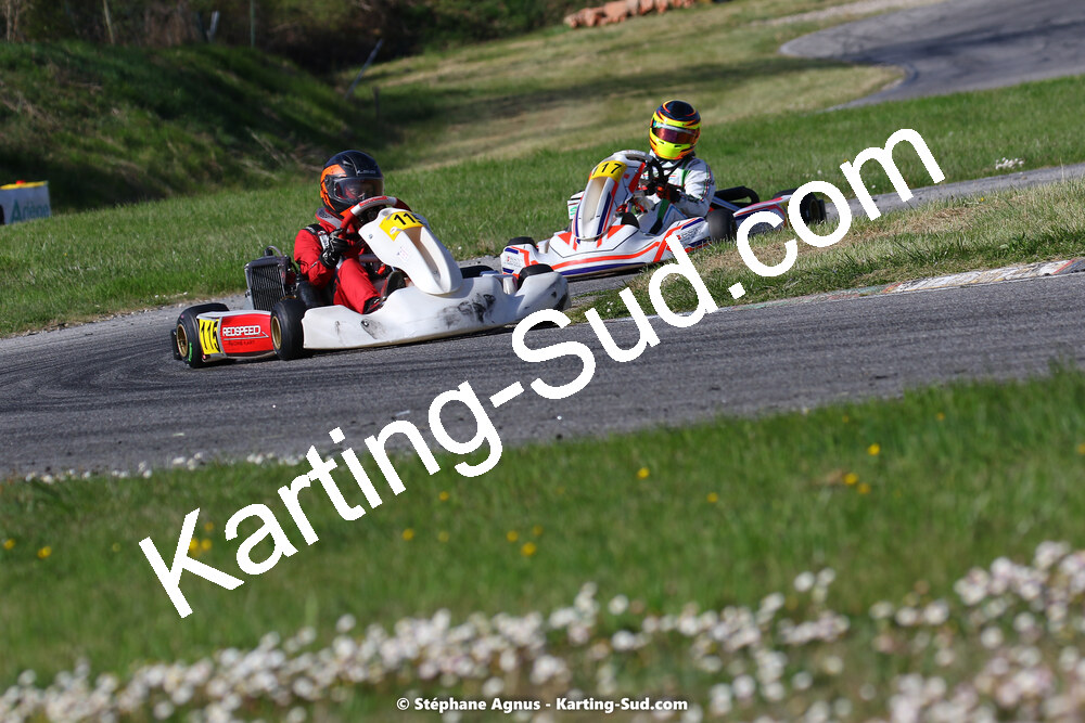 16 & 17/04/2022 : 3ème manche du Championnat du Sud 2022 au circuit d’Aigues-Vives (photos Stéphane Agnus) 2022 — karting