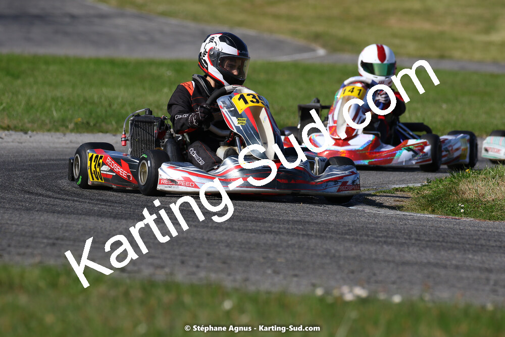 16 & 17/04/2022 : 3ème manche du Championnat du Sud 2022 au circuit d’Aigues-Vives (photos Stéphane Agnus) 2022 — karting