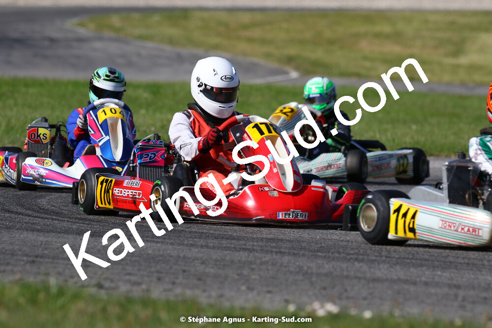 16 & 17/04/2022 : 3ème manche du Championnat du Sud 2022 au circuit d’Aigues-Vives (photos Stéphane Agnus) 2022 — karting