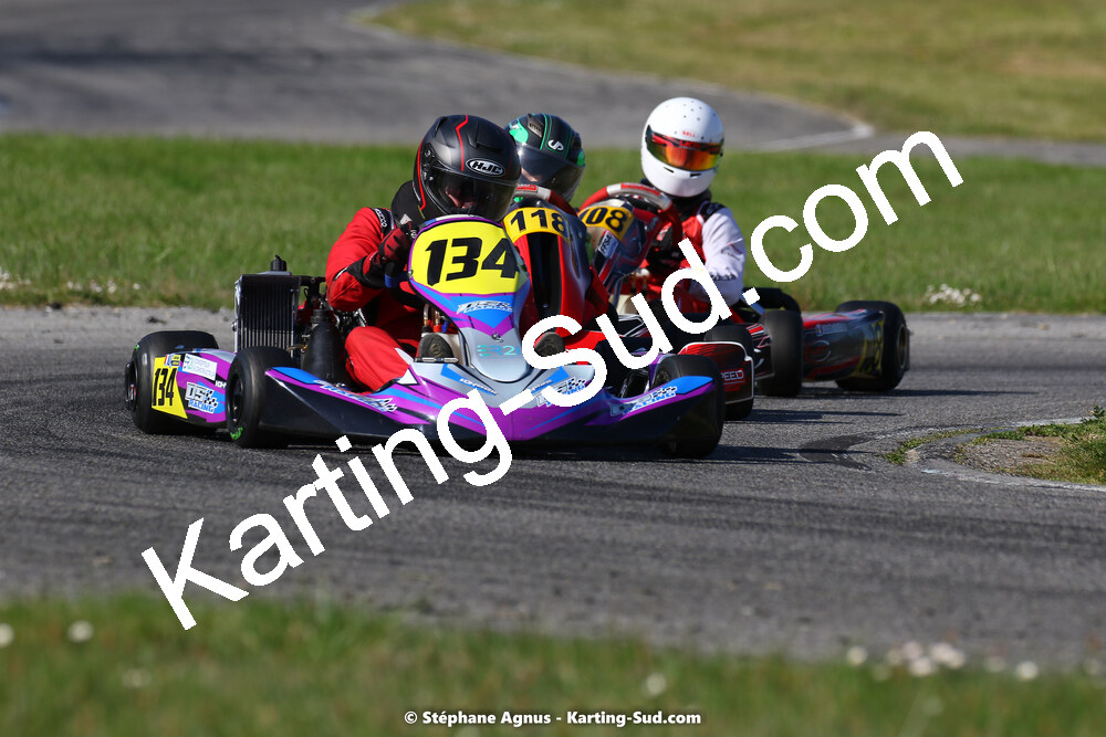 16 & 17/04/2022 : 3ème manche du Championnat du Sud 2022 au circuit d’Aigues-Vives (photos Stéphane Agnus) 2022 — karting