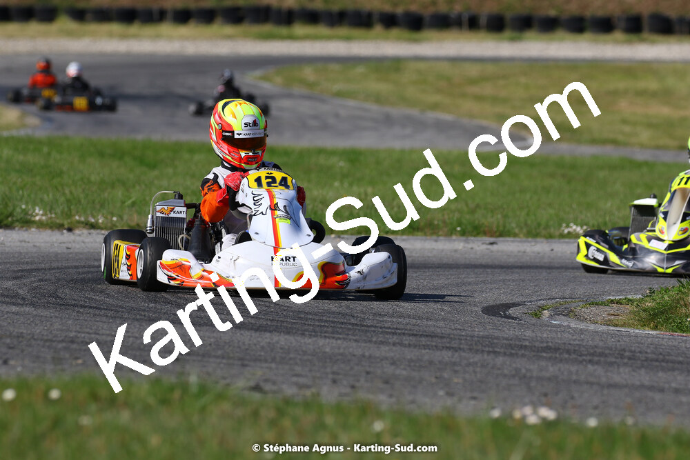16 & 17/04/2022 : 3ème manche du Championnat du Sud 2022 au circuit d’Aigues-Vives (photos Stéphane Agnus) 2022 — karting