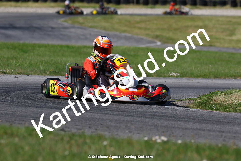 16 & 17/04/2022 : 3ème manche du Championnat du Sud 2022 au circuit d’Aigues-Vives (photos Stéphane Agnus) 2022 — karting
