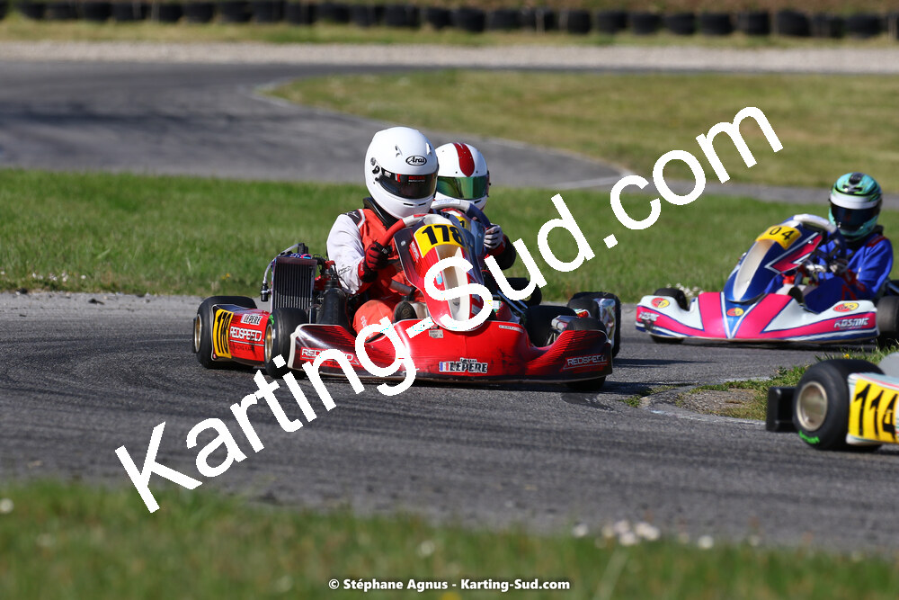 16 & 17/04/2022 : 3ème manche du Championnat du Sud 2022 au circuit d’Aigues-Vives (photos Stéphane Agnus) 2022 — karting