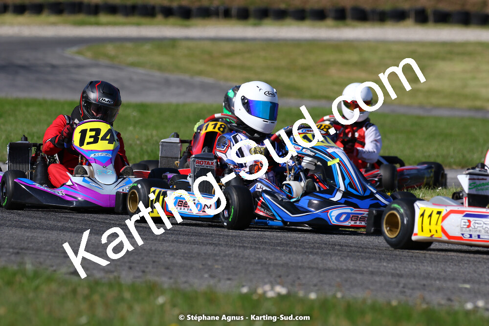 16 & 17/04/2022 : 3ème manche du Championnat du Sud 2022 au circuit d’Aigues-Vives (photos Stéphane Agnus) 2022 — karting